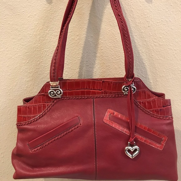 Brighton Handbags - Brighton red brick shoulder handbag